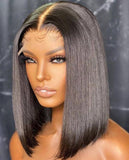MIDDLE PART LACE CLOSURE BOB WIG