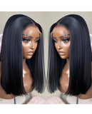 MIDDLE PART LACE CLOSURE BOB WIG